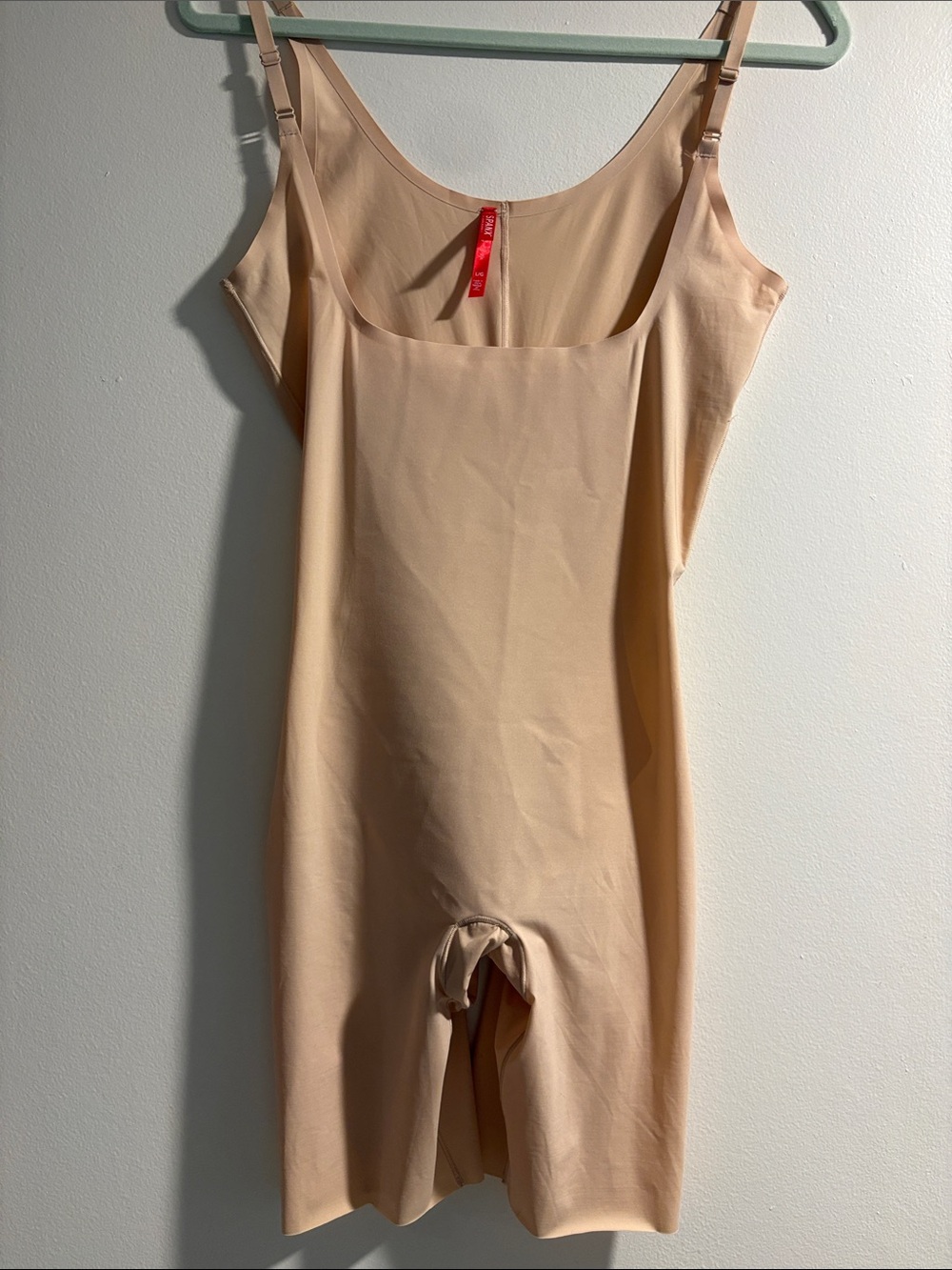 SPANX Nude Full-Body Shapewear Slip - Light Beige- open breast-